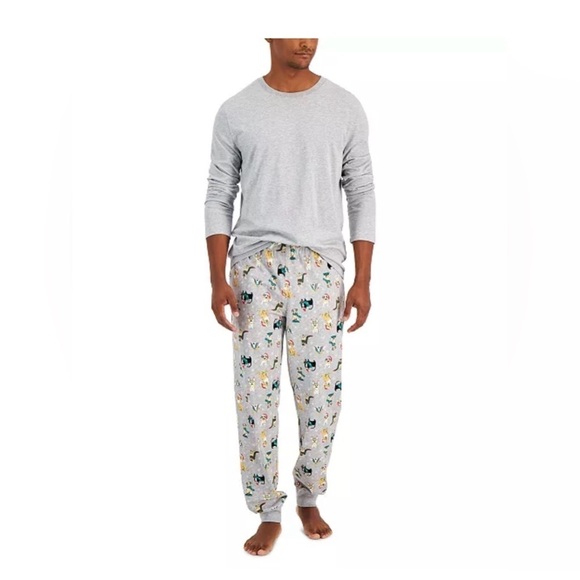 Family Pajamas Other - New Men’s Family Pajamas Matching Men's Holiday Dogs & Cats Mix size large